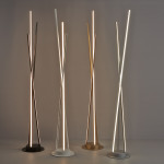 Biluce Segmenti Lampada Terra LED con Aste incrociate