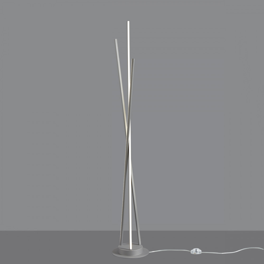 Biluce Segmenti Lampada Terra LED con Aste incrociate - Imagen 22 de 33