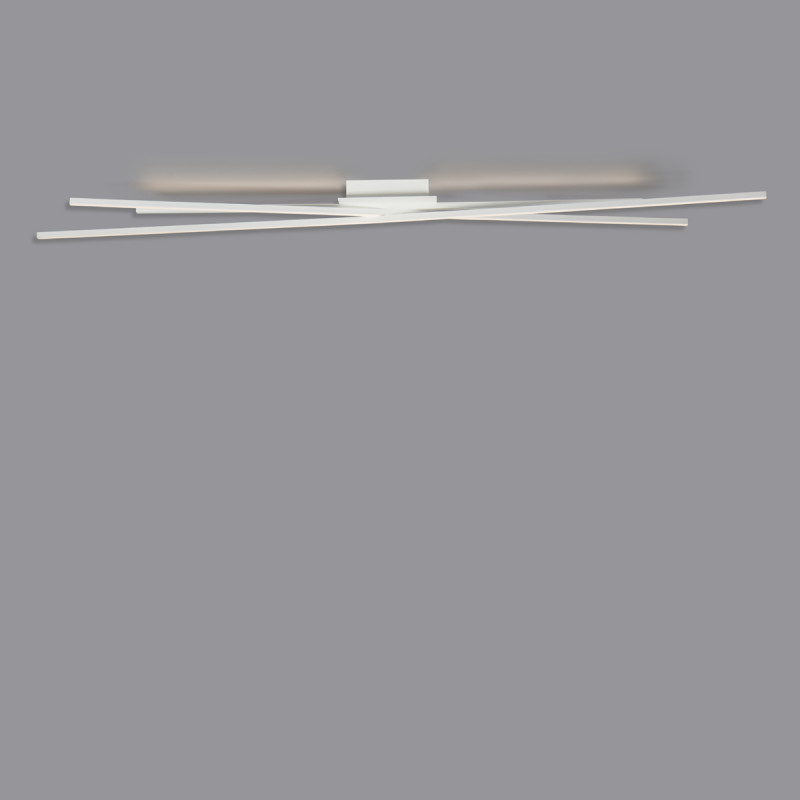 Biluce SEGMENTI Plafoniera LED Lineare con Aste incrociate 70 cm