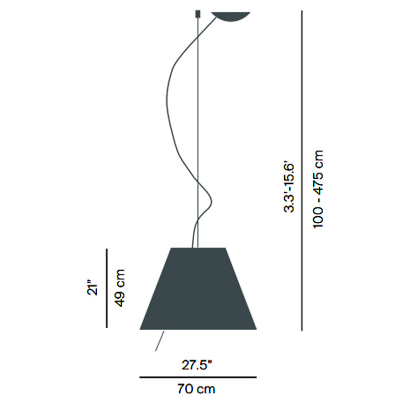 Luceplan Grande Costanza Sospensione