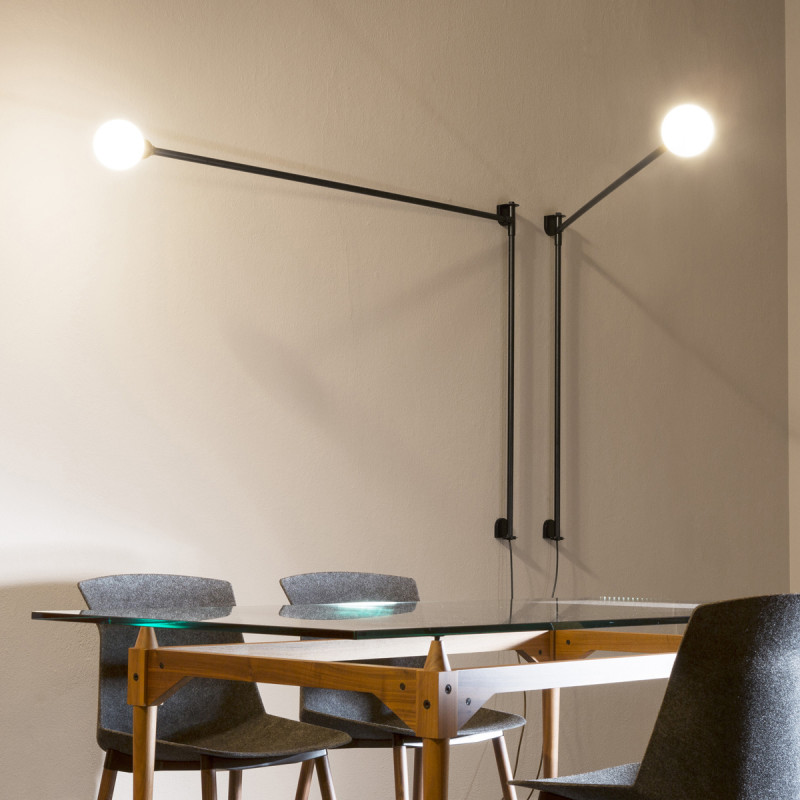 Nemo Potence Pivotante lampada parete a sbalzo 200 cm