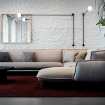 Nemo Potence Pivotante lampada parete a sbalzo 200 cm