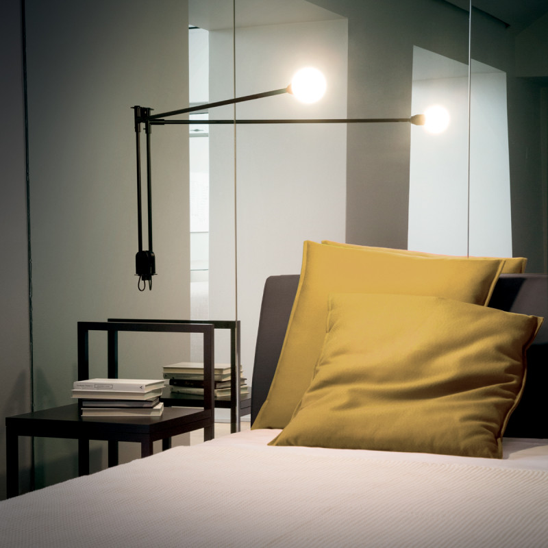 Nemo Mini Potence Pivotante lampada parete a sbalzo 100 cm