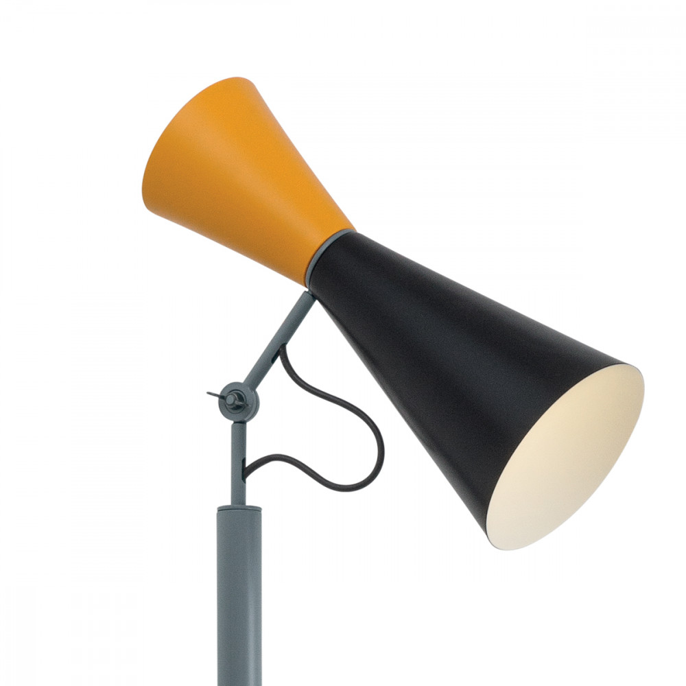 Lampada da terra vintage rosso (anni'70), | Deesup