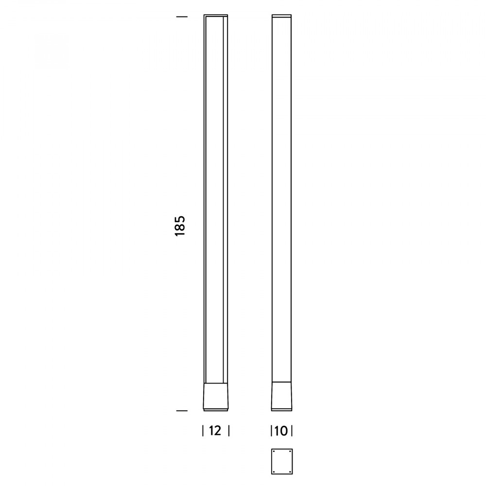 Nemo TRU lampada Terra LED lineare minimale - Imagen 23 de 48