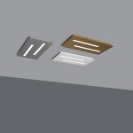 Biluce Tratto Plafoniera rettangolare piccola LED