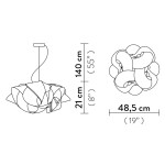 Slamp Fabula Sospensione 48 cm Slamp Fabula Sospensione 48 cm