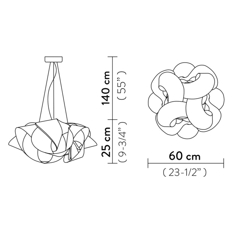 Slamp Fabula Sospensione Large 60 cm