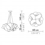 Slamp Fabula Sospensione Large 60 cm