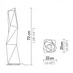 Slamp Diamond Terra - Tavolo Medium 72 cm