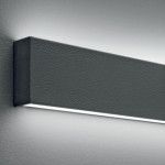 Linea Light Box W LED 92 cm Applique Biemissione Metallo