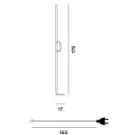 Foscarini TOBIA lampada terra LED