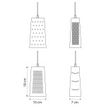Cacio&Pepe S Lampada Sospensione 7 cm