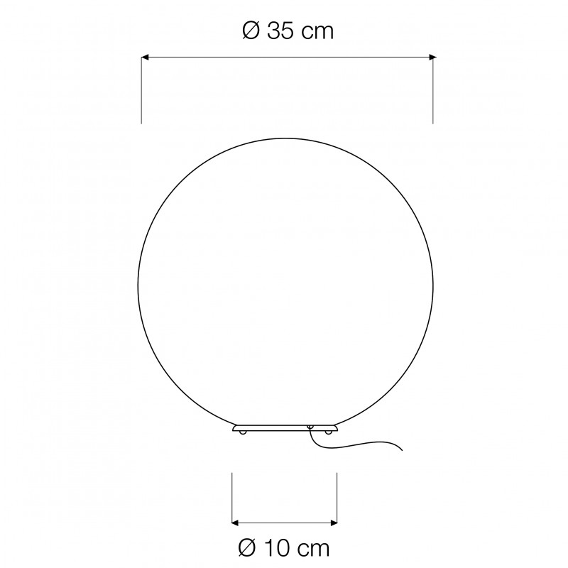 T.Moon 2 lampada Tavolo 35 cm