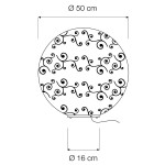 Floor Moon 1 Liberty lampada Terra 50 cm