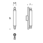 Nemo La Roche lampada parete con braccio orientabile