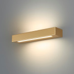 Essenza 36 Cm Oro - Applique 28w Led Moderna Biemissione Made In Italy Classe A+ Essenza 36 Cm Oro - Applique 28w Led Moderna Biemissione Made In Italy Classe A+