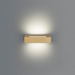 Essenza 22 Cm Oro - Applique 14w Led Moderna Biemissione Made In Italy Classe A+