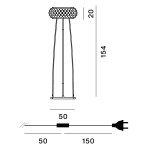 Foscarini Caboche Media Terra