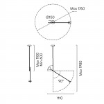 GROK INVISIBLE SOSPENSIONE SINGOLA LED ORIENTABILE GROK INVISIBLE SOSPENSIONE SINGOLA LED ORIENTABILE
