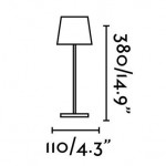 Lampada Portatile LED ricaricabile per esterni ed interni