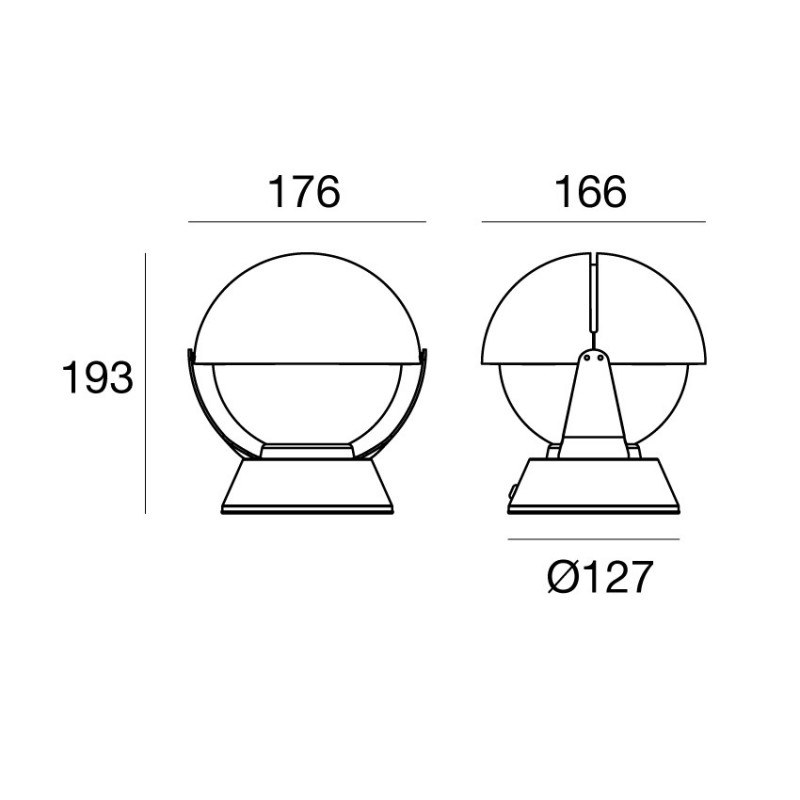 Stilnovo Buonanotte Lampada da tavolo