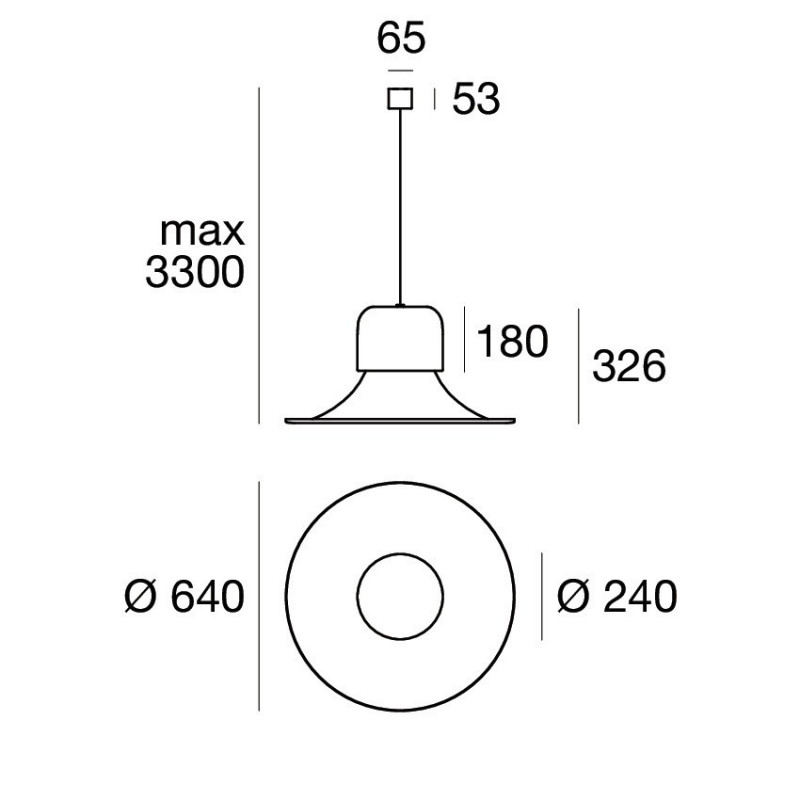 Stilnovo Campana Sospensione
