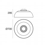 Stilnovo Demì Plafoniera 70 cm