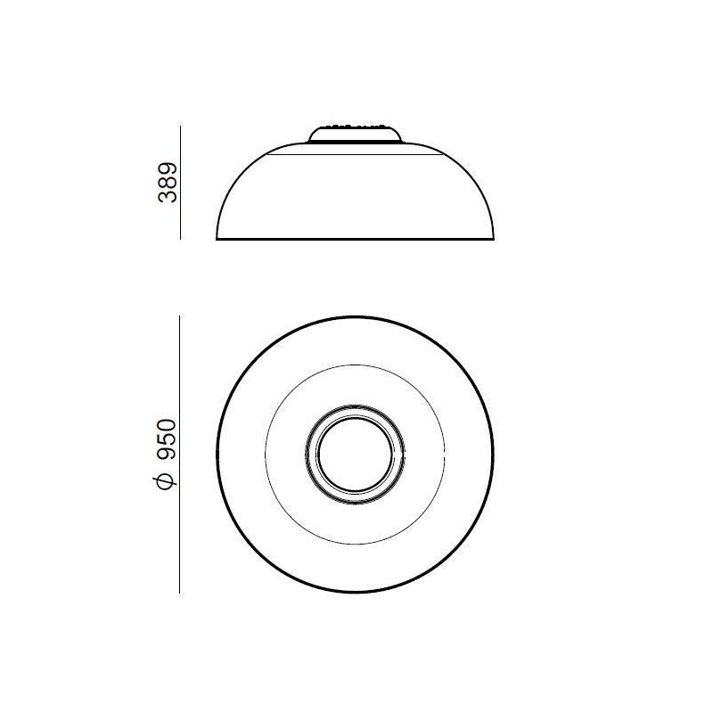 Stilnovo Demì Plafoniera 95 cm
