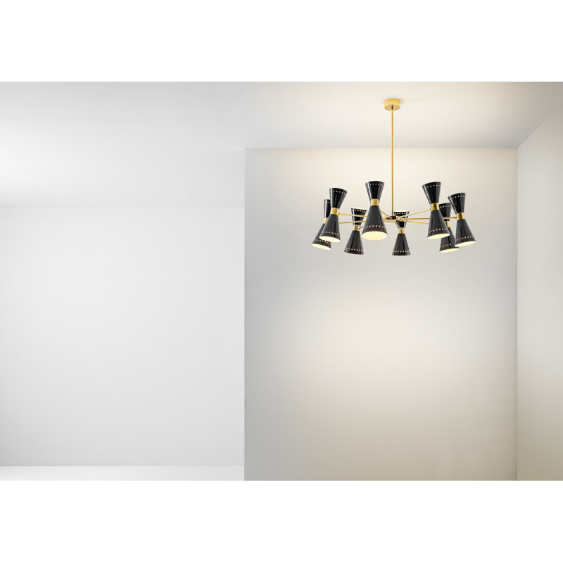 Stilnovo Megafono Sospensione 100 cm 8 Luci