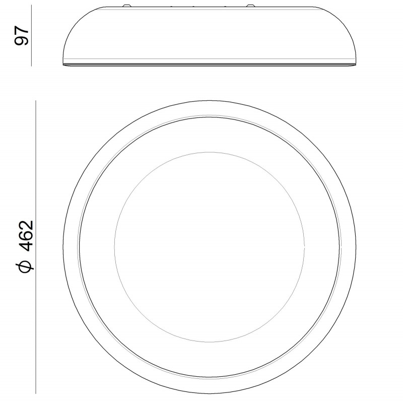 Stilnovo Reflexio Plafoniera 46 cm