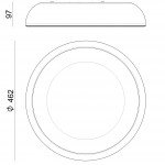 Stilnovo Reflexio Plafoniera 46 cm
