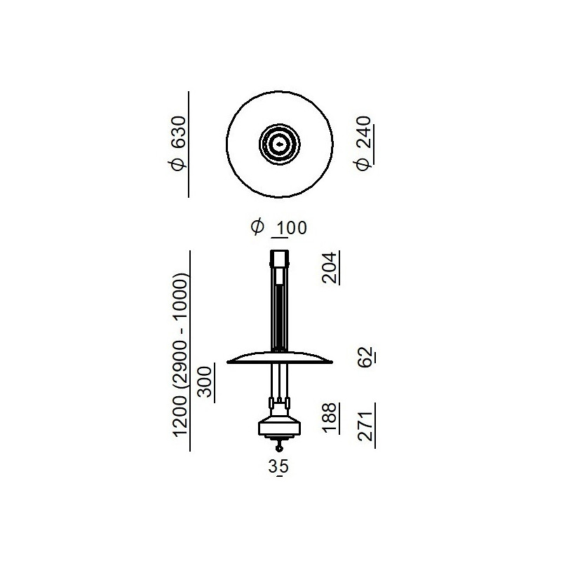 Stilnovo Saliscendi Sospensione