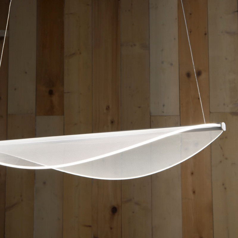 Stilnovo Diphy Sospensione 54 cm LED trasparente