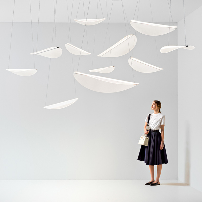 Stilnovo Diphy Sospensione 54 cm LED trasparente