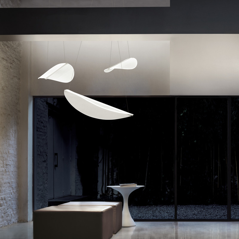 Stilnovo Diphy Sospensione 54 cm LED trasparente