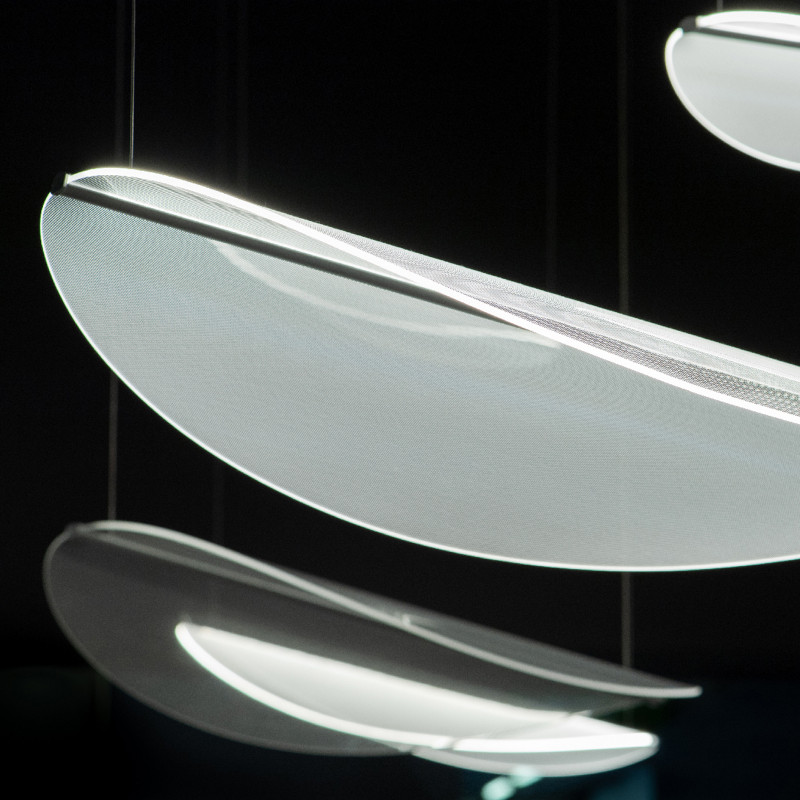 Stilnovo DiphySospensione 76 cm LED Trasparente