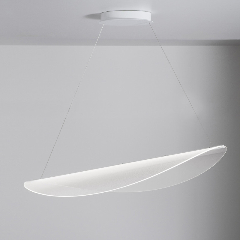 Stilnovo Diphy Sospensione 96 cm LED trasparente