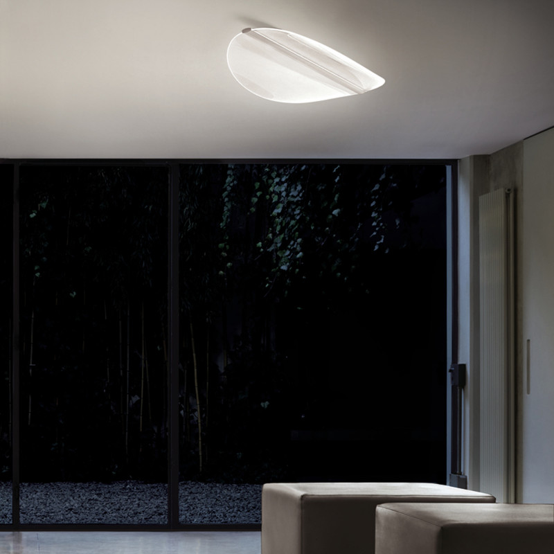 Stilnovo Diphy Plafoniera-applique LED 54 cm trasparente