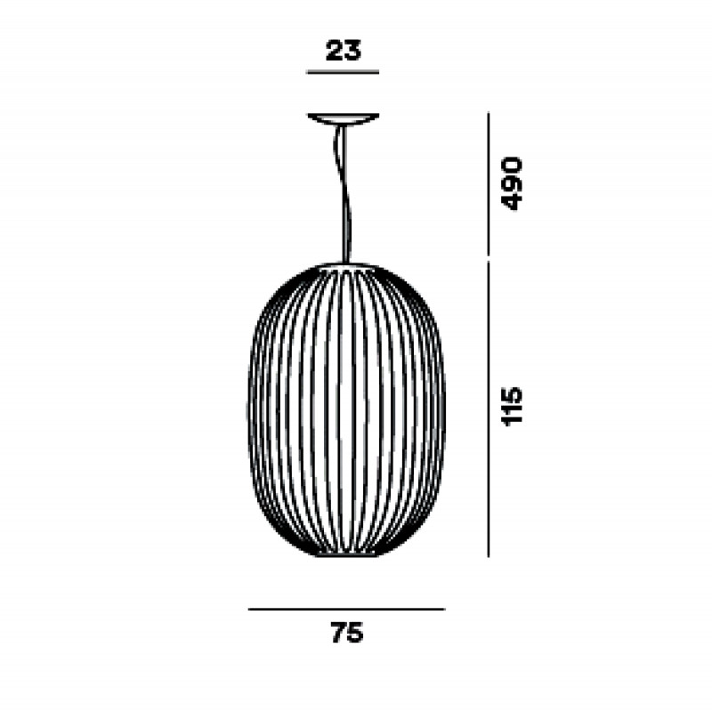 Foscarini Plass Sospensione LED