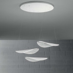 Stilnovo Diphy Sospensione 3 Luci LED trasparente