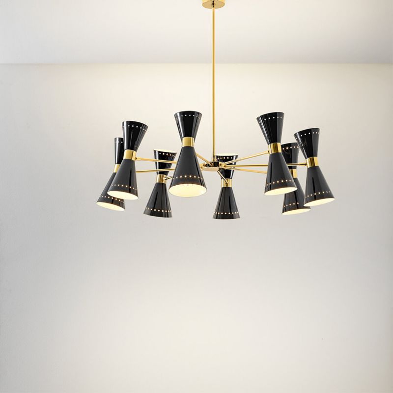 Stilnovo Megafono Sospensione 100 cm 8 Luci