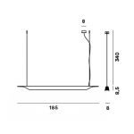 Foscarini Troag Media Sospensione