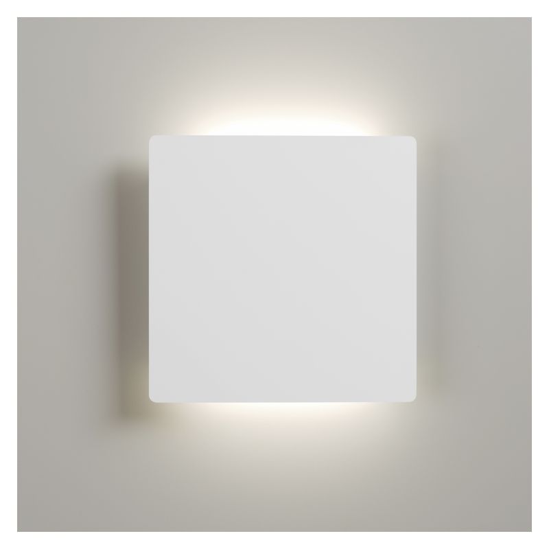 Biluce MATTONELLA Bianca Applique LED 15W Quadrata Biemissione Extra Piatta