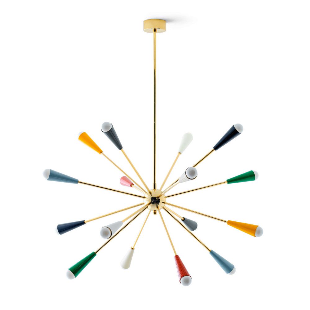 Stilnovo Sputnik Lampada a Sospensione - Imagen 21 de 23