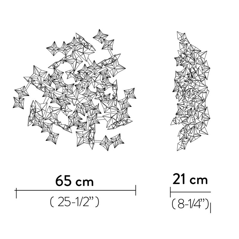 Slamp HANAMI plafoniera-applique