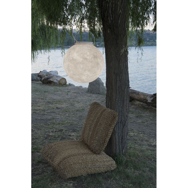 Luna 2 Out lampada Sospensione vetroresina 50 cm per esterni