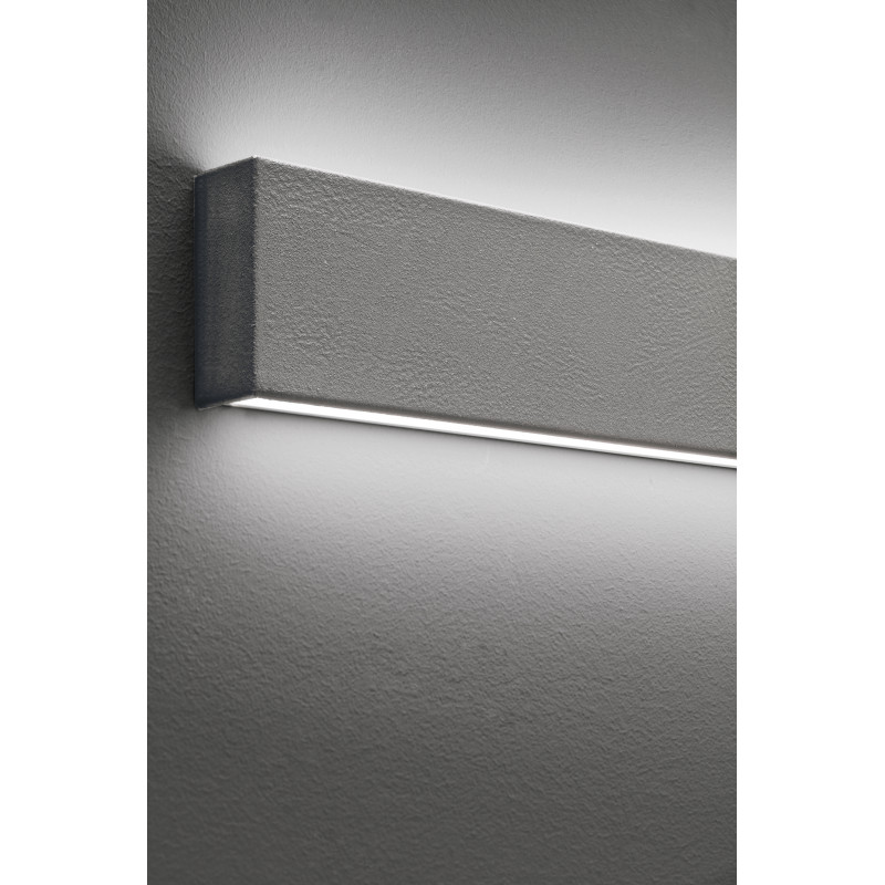 Linea Light Box W LED 62 cm Applique Biemissione Metallo