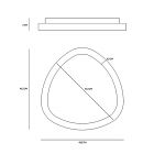 Vivida Lifering Applique Plafoniera 42 cm