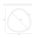 Vivida Lifering Applique Plafoniera 81 cm